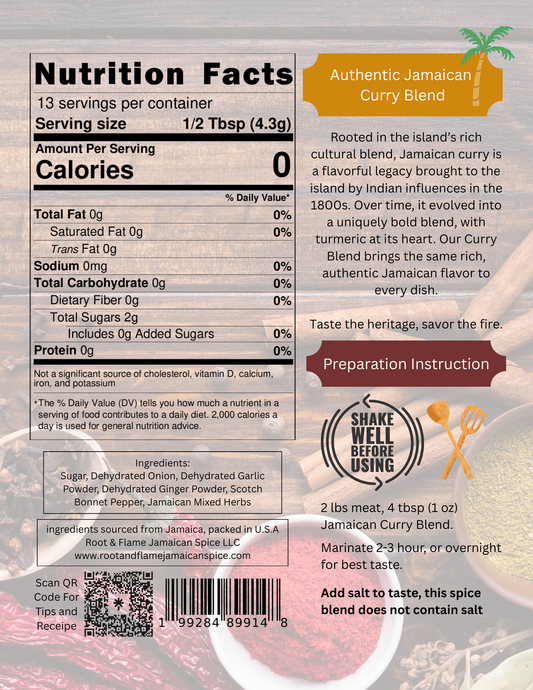 Curry Blend 2oz / 56g