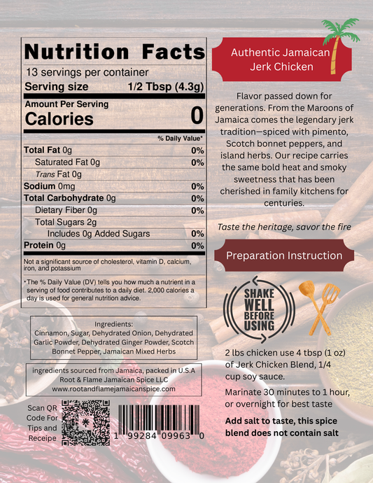 Jerk Chicken Blend 2oz / 56g