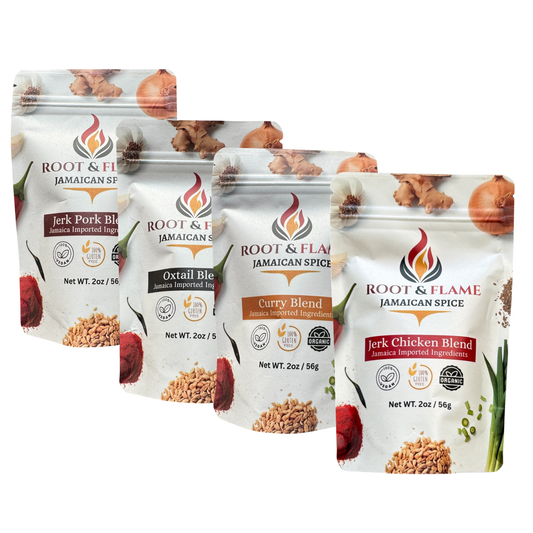 Root & Flame 4-in-1 Jamaican Spice Bundle