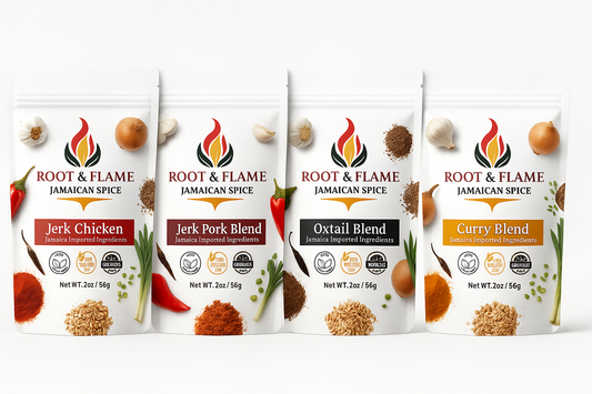 Root & Flame 4-in-1 Jamaican Spice Bundle