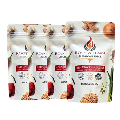 Root & Flame 12 pack of (4 Curry, 4 Jerk Chicken, 4 Oxtail)