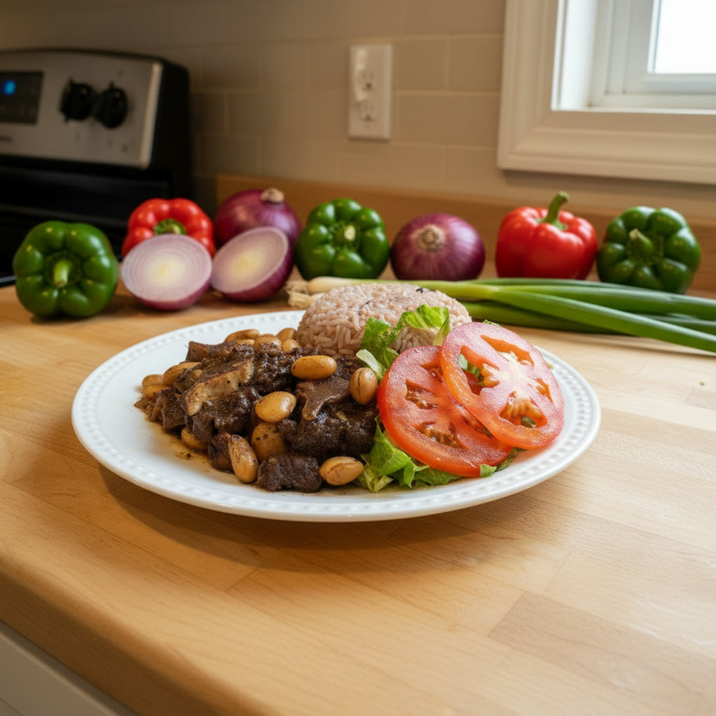 Root & Flame 12 pack of (4 Curry, 4 Jerk Chicken, 4 Oxtail)